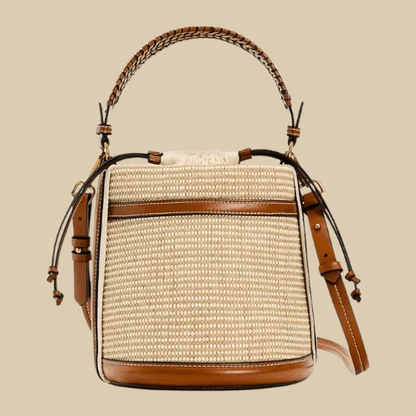 Bolso Renata | Rafia y Piel