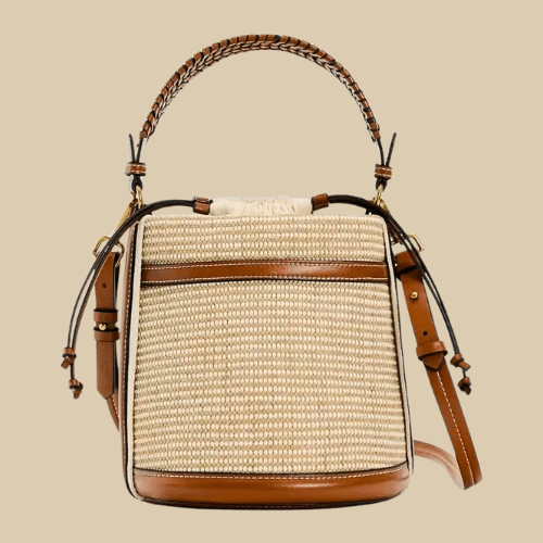 Bolso Renata | Rafia y Piel