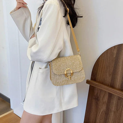 Bolso Vega | Rafia y Piel