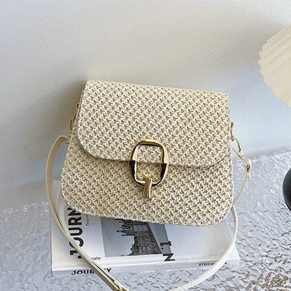 Bolso Vega | Rafia y Piel
