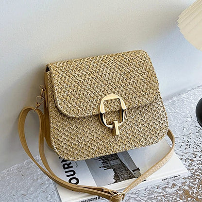 Bolso Vega | Rafia y Piel