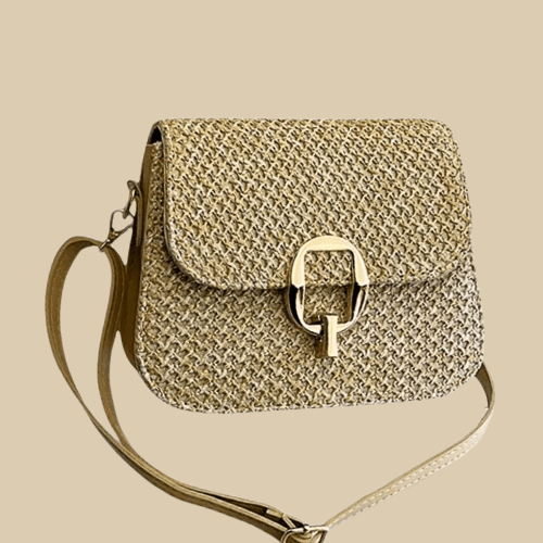 Bolso Vega | Rafia y Piel