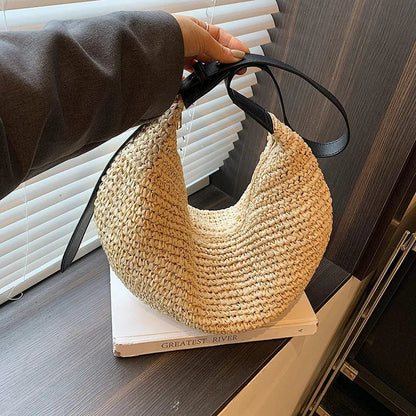Bolso Dalia | Rafia y Piel