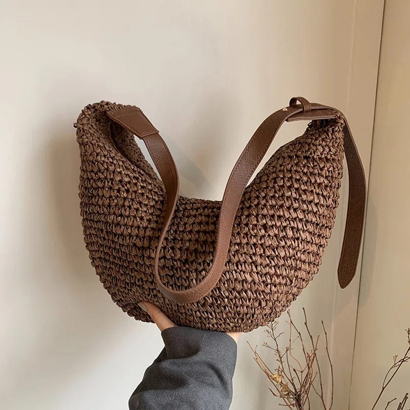 Bolso Dalia | Rafia y Piel