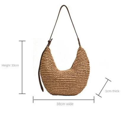 Bolso Dalia | Rafia y Piel