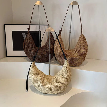 Bolso Dalia | Rafia y Piel