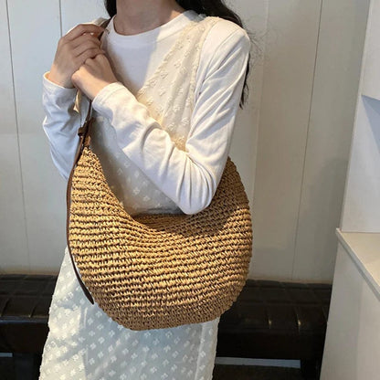 Bolso Dalia | Rafia y Piel
