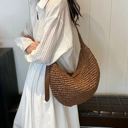 Bolso Dalia | Rafia y Piel