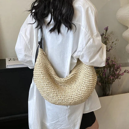 Bolso Dalia | Rafia y Piel