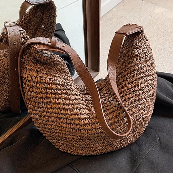 Bolso Dalia | Rafia y Piel