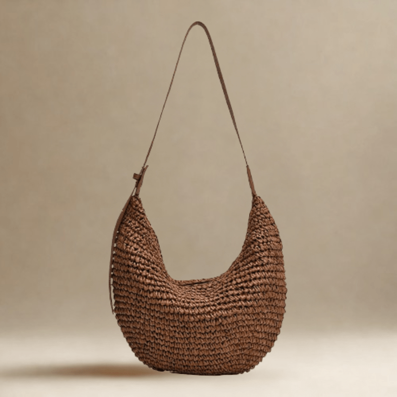 Bolso Dalia | Rafia y Piel