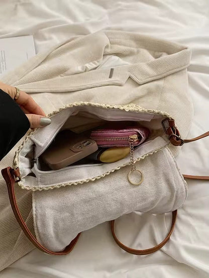 Bolso Leonor | Rafia y Piel