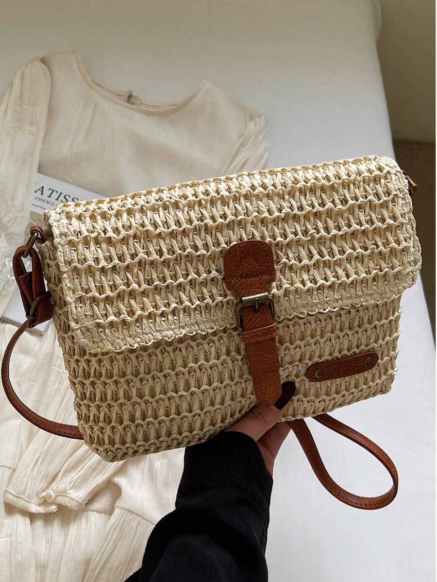 Bolso Leonor | Rafia y Piel
