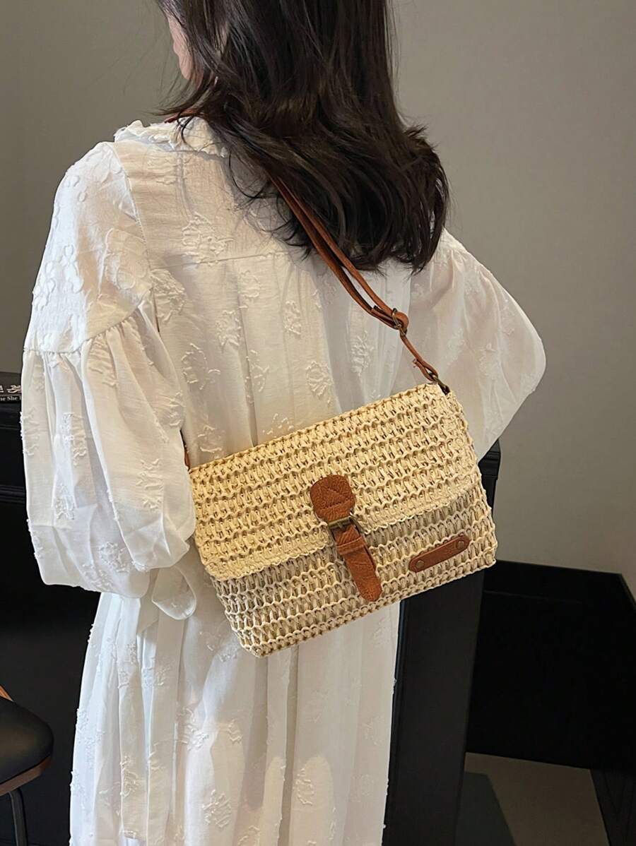 Bolso Leonor | Rafia y Piel