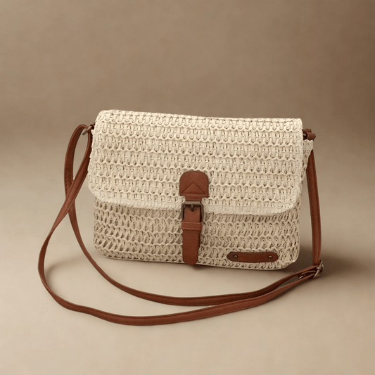 Bolso Leonor | Rafia y Piel